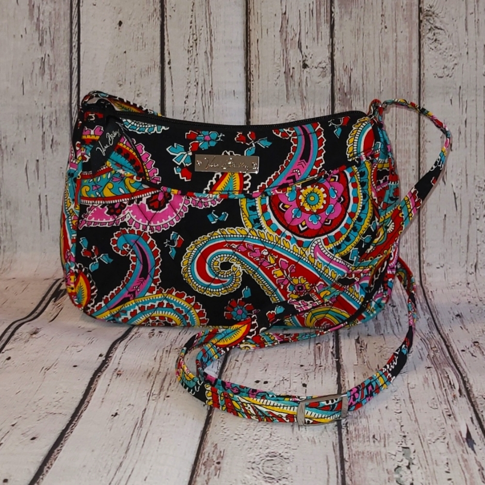 Vera Bradley Little Crossbody Bag in Parisian Paisley